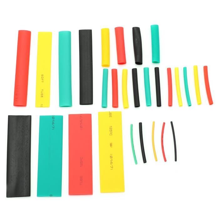 Lot De 55 Gaines Thermorétractables Multicolores - Ratio 2:1, -55°C à +125°C - Neuf