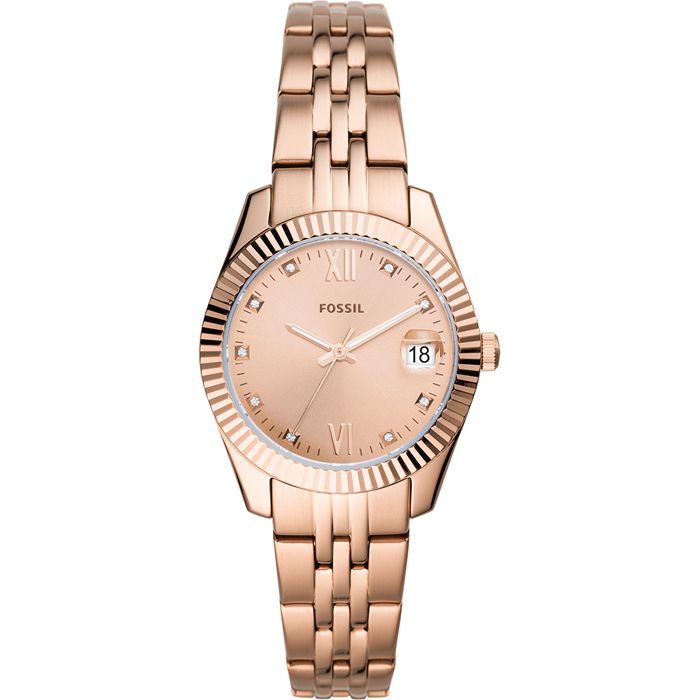 Bracelet acier femme - FOSSIL - Montre femme Fossil SCARLETTE MINI EC-1 - Couleur de la matière:Rose