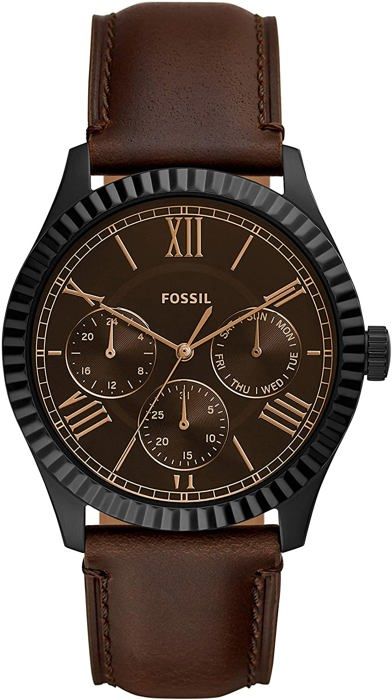 Fossil - Montre Hommes - Quartz Multi-Cadrans - Bracelet Cuir Marron -  FS5635 Marron, - Achat/vente montre Neuf - Cdiscount