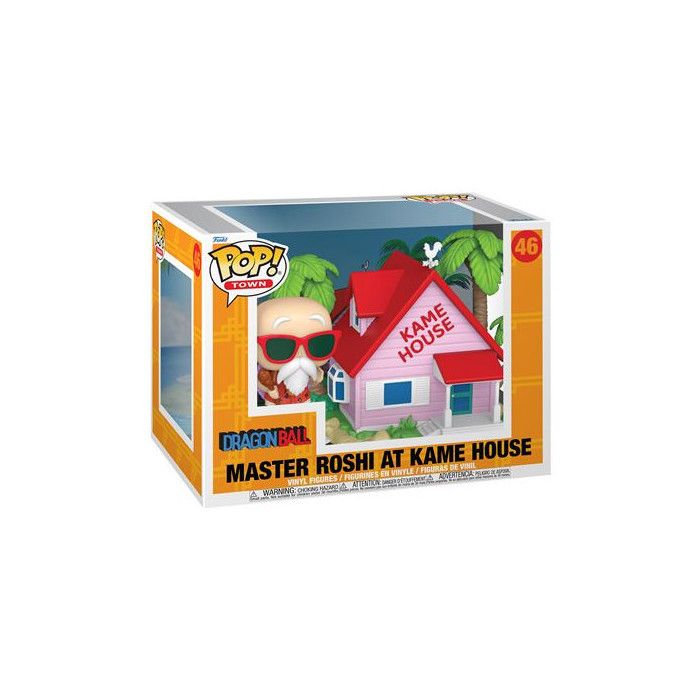 Figurine Funko Pop Town Dragon Ball Master Roshi at Kame House