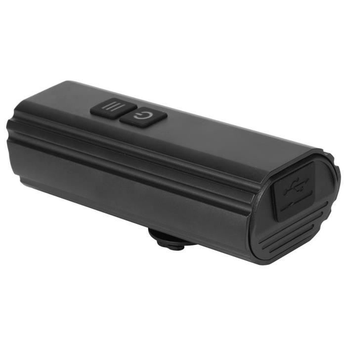 Jeu De 2 Lampes Avant/arrière LED Pour Vélo - Silicone Noir - 3 Modes - Piles Incluses