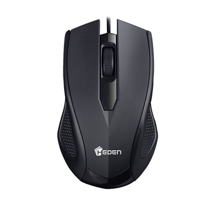 Souris optique USB – Heden – SUSBOPTCA4 – Noir – Filaire – Optique