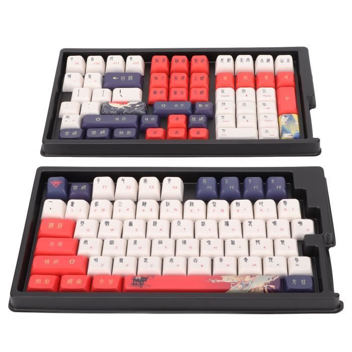12 Capuchons De Touches PBT OEM Pour Clavier Mécanique - Profil Ergonomique Garen - Dye Sublimation