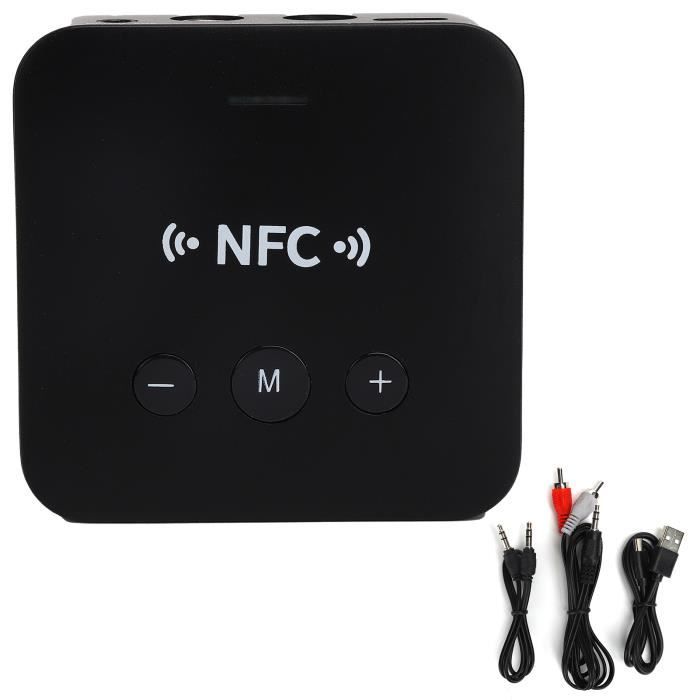 Émetteur/récepteur Audio Bluetooth 3.5 Mm - Avec écran Numérique - Pour Voiture, Casque, Guitare - Portée 15m, Faible Latence