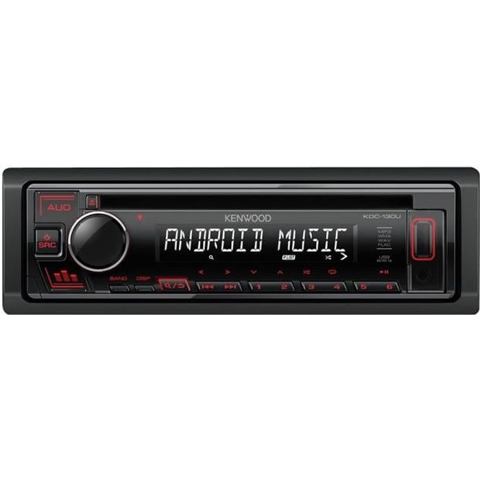 KENWOOD Autoradio CD- USB - KDC-130UR