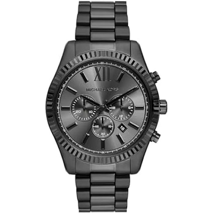 Montre - MICHAEL KORS - Lexington - 45 mm - Chronographe Quartz - Acier Inoxydable