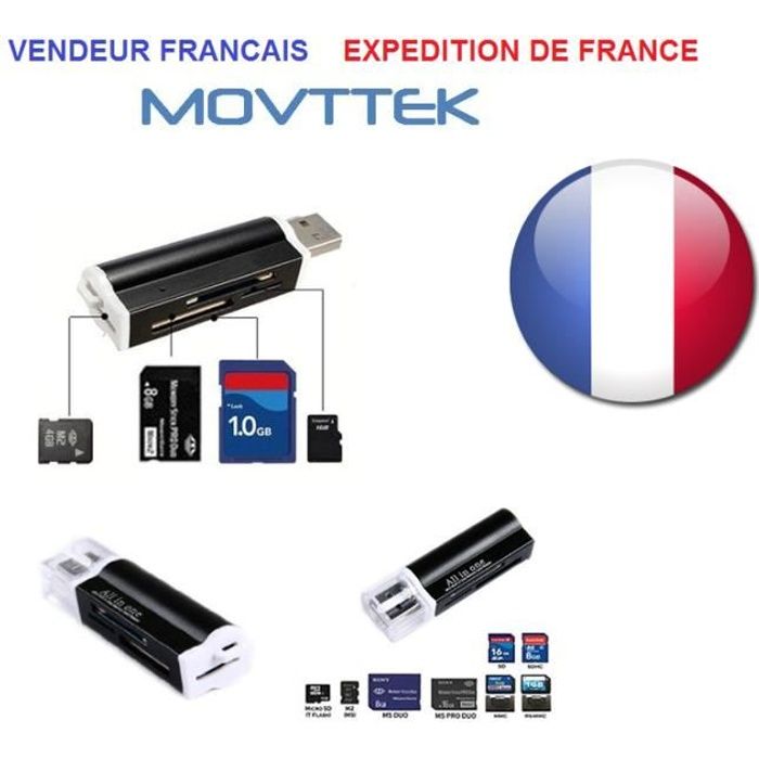 Lecteur de carte M2 Multi Card Slot Lecteur Micro SD MMC adaptateur USB  lecteur SDHC Movttek® - Cdiscount Informatique