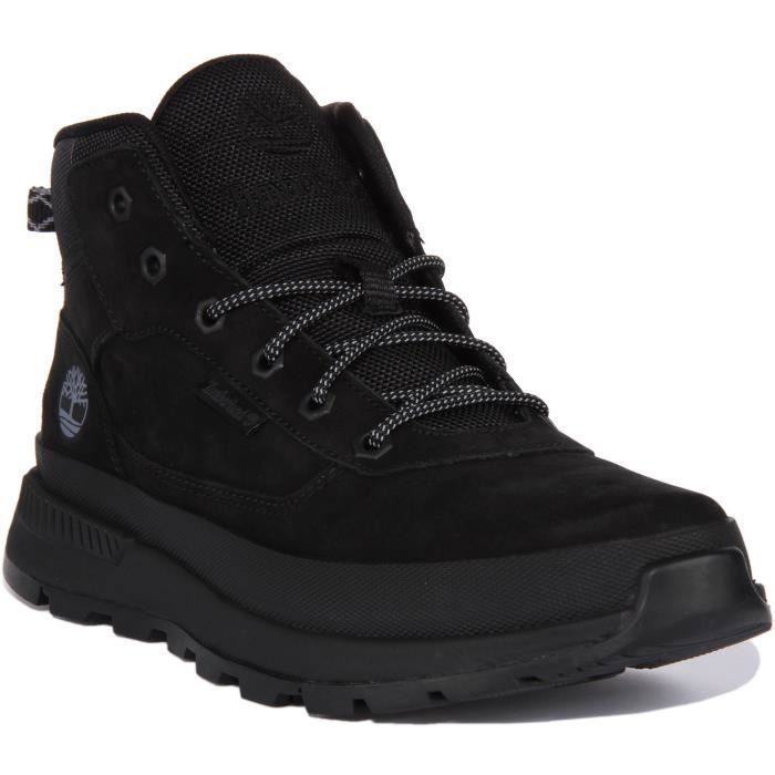 Timberland Baskets pour enfants - TIMBERLAND - Field Trekker Mid - Noir - Tige synthétique - Semelle à crampons OrthoLite