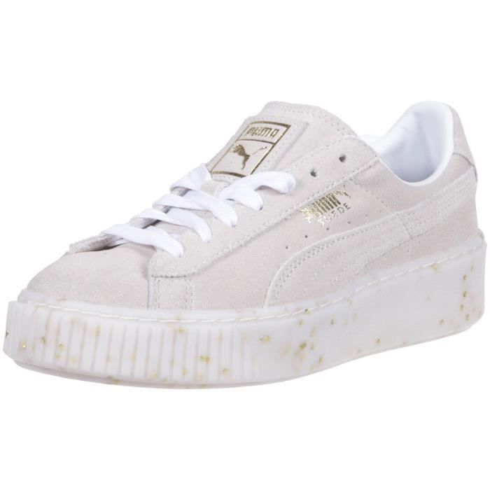 puma plateforme jaune