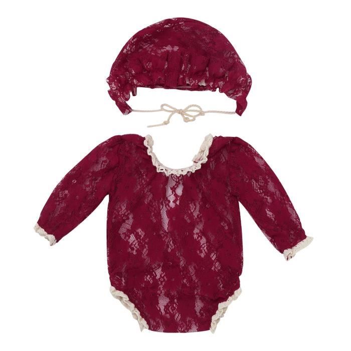 Nouveau Ne Bebe Fille Barboteuse A Capuche Chapeau Bonnet Combinaison Pyjama Body Bapteme Ensemble Vetement Photographie 0 2 Mois Burgundy A Cdiscount Pret A Porter Nouveau Ne Bebe Fille Barboteuse A Capuche Chapeau Bonnet Combinaison Pyjama Body Bapteme Ensemble Vetement Photographie 0 2 Mois Burgundy A Cdiscount Pret A Porter