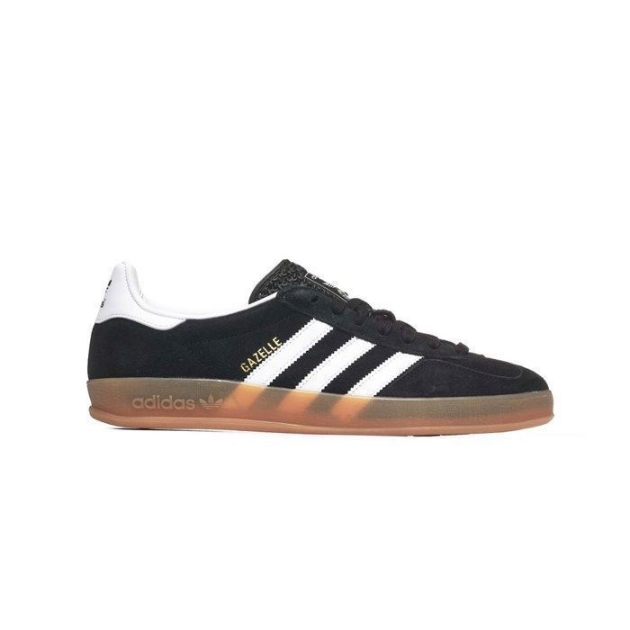 adidas Originals Basket - ADIDAS ORIGINALS - GAZELLE INDOOR - Daim-Nubuck - Noir - Lacets