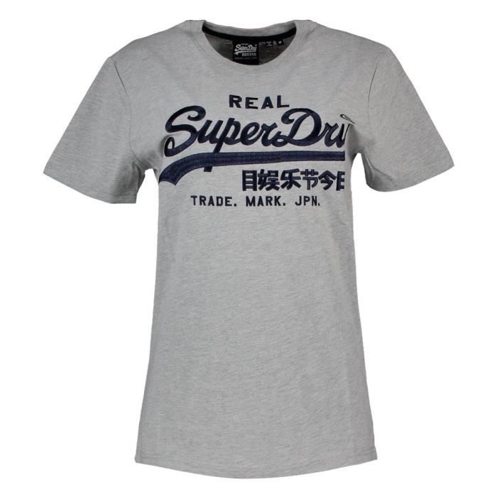 Tee-shirt SUPERDRY 2 Tee-shirts Superdry Homme M Homme Vêtements Superdry Homme Tee-shirts & Polos Superdry Homme Tee-shirts Superdry Homme gris 