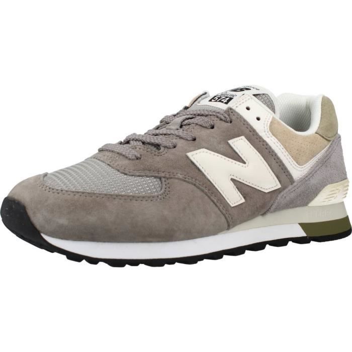 Basket Homme NEW BALANCE 120073 Gris Caoutchouc Lacets Gris Cdiscount Chaussures