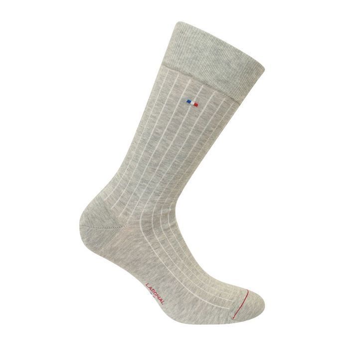 Chaussettes made in Alsace en coton Gris - Alsace Expat