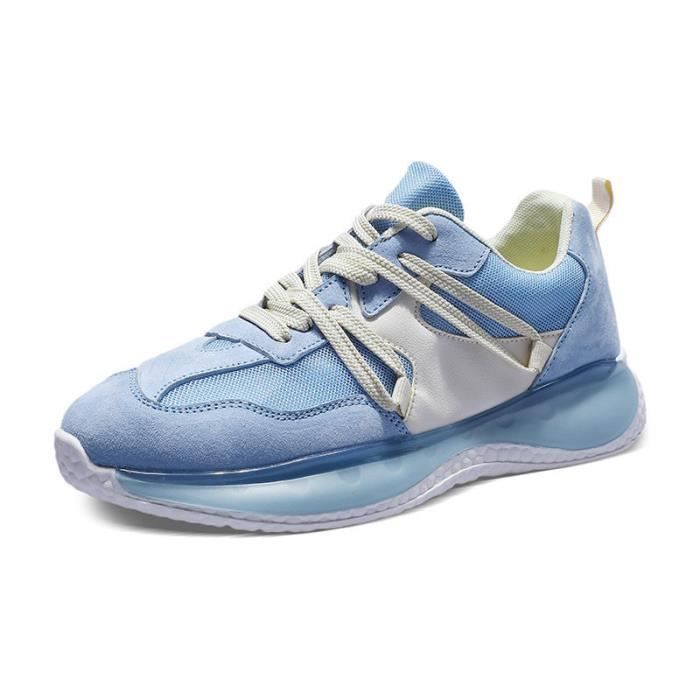 KIANII Baskets décontractées respirantes pour hommes - Bleu