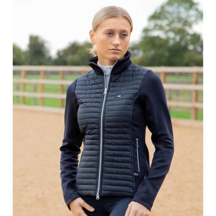 Veste équitation technique femme Premier Equine Elena Hybrid - navy - 46