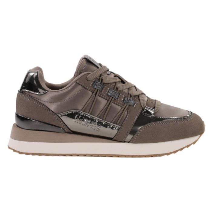 BIG STAR Chaussures Femme BIG STAR KK274112 en Cuir Marron - Lacets Plats