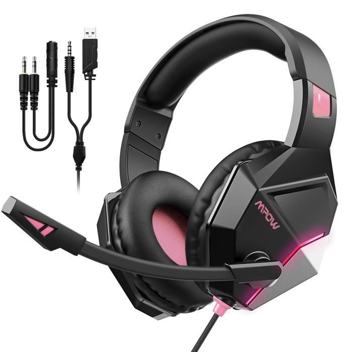 Casque de jeu A9 avec microphone pour Xbox One, Playsation 4, PS4, Nintendo  Switch