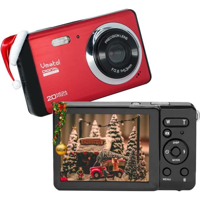 Appareil Photo Numérique Compact 20MP Pour Enfants Et Débutants - Zoom 8x, Vidéo 1080P, Écran 2,8 Pouces
