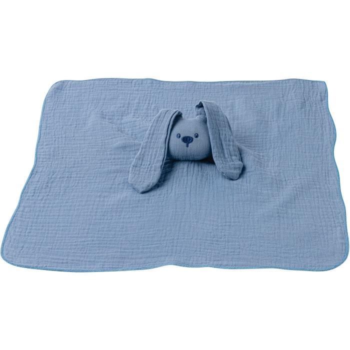 Nattou Lapidou Doudou Tissu 42 X 42 Cm Bleu Cdiscount Puericulture Eveil Bebe