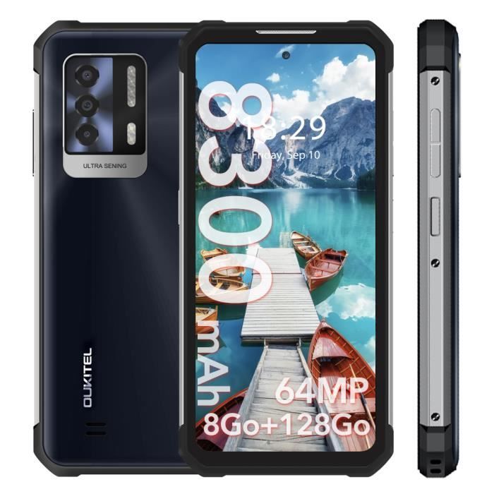 OUKITEL Smartphone  WP17 - 128 Go - 678 - Cam&eacute;ra 64MP - Batterie 8300mAh - IP68/IP69K 