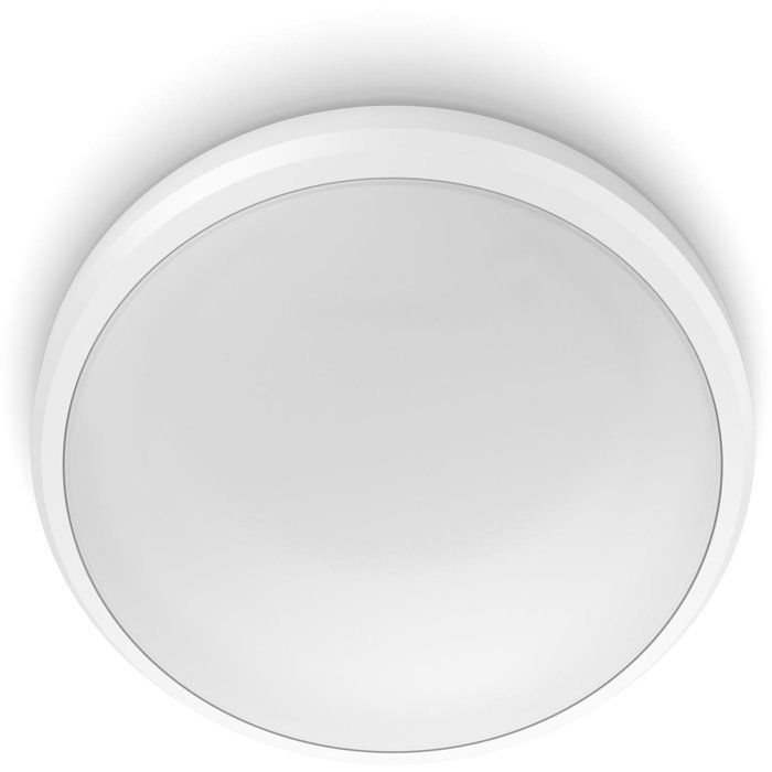 Plafonnier LED contemporain PHILIPS Balance Rond Abat jour synthétique IP44