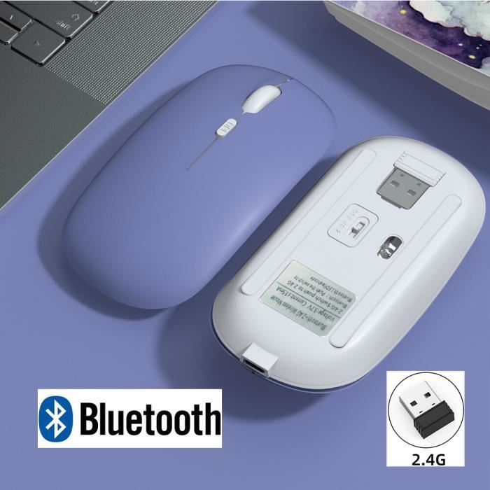 Souris Bluetooth sans fil rechargeable pour Ipad Samsung Huawei