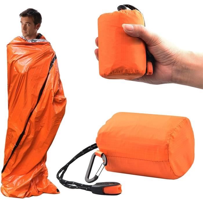 Sac De Couchage De Survie Thermique - Imperméable Et Ultra-compact Pour Urgence