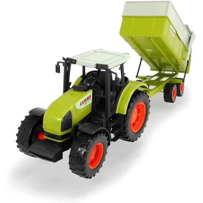 Tracteur Claas avec remorque Dickie Toys 203736004, Jouet enfant