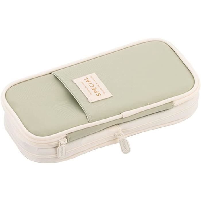 Trousse Transparente Grande Capacité - Pour Examens, Maquillage Ou Toilette, École Et Voyage