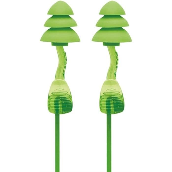 Lot De 3 Paires De Bouchons D'oreilles En Silicone Souple - Pour Natation, Douche - Étui Inclus