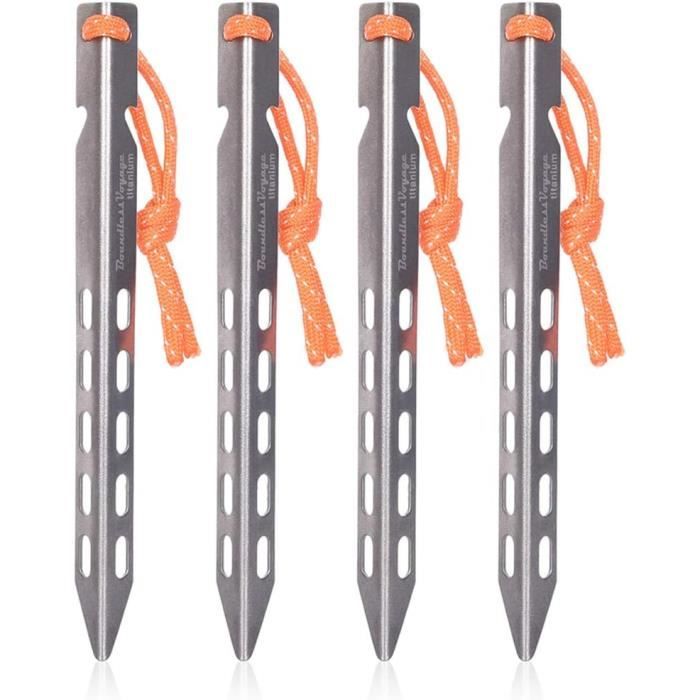 Lot De Piquets De Tente - Hérissons Sol - Ancrage Au Sol Robuste Pour Camping Et Trek