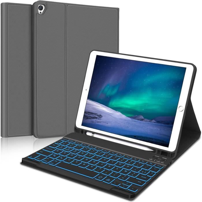 Clavier Pour IPad 10.2 9e/8e/7e Génération 2019/2020/2021 - Étui Clavier IPad 9e