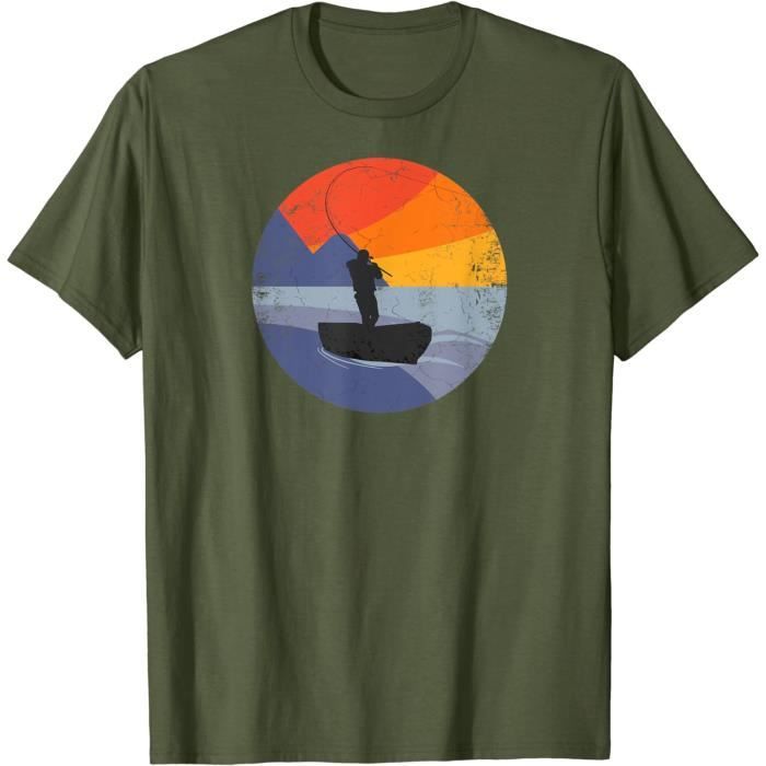 T-shirt Design Pêcheur - Idée Cadeau Canne à Pêche Et Poisson, Pour Hommes, Femmes Et Enfants - 2