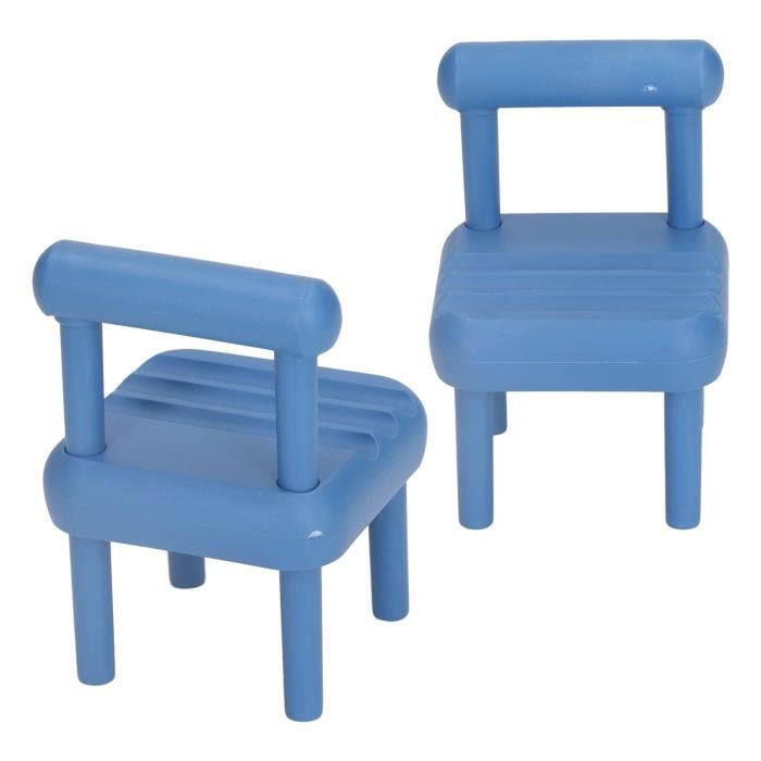 HURRISE Mini chaise de maison de poupée Chaise miniature de maison de