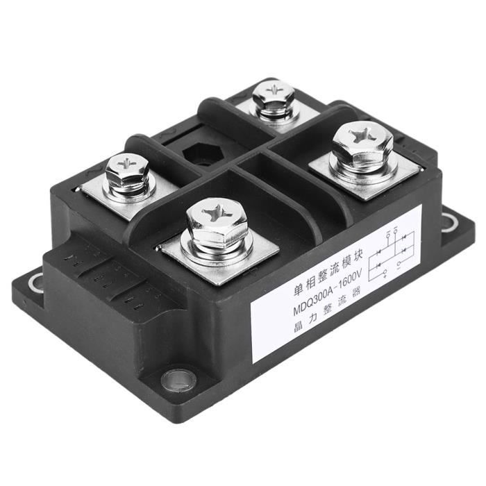 Module Redresseur Pont Monophasé 60A 1600V - Diode De Puissance Pour Alimentations, 4 Bornes