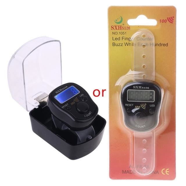 Compteur Digital LED Pour Pouce - Outil De Décompression, Comptage Fitness, Événements - Portable Avec Réinitialisation Zéro - 13