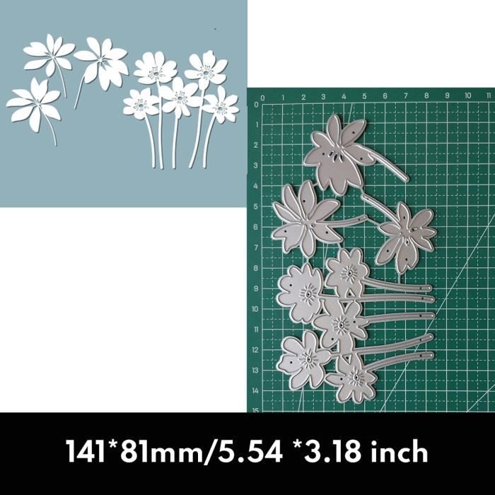 Pochoir Emporte-pièce Métal Paris Horizon - Marianne Design Creatables, 13 X 5.3 Cm - Pour Scrapbooking, Cartes, Découpe - 8