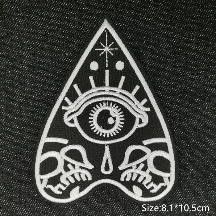 Patch Brodé Citrouille Squelette Halloween - Applique Effrayante Pour Customiser Vêtements, Sacs, Décorations