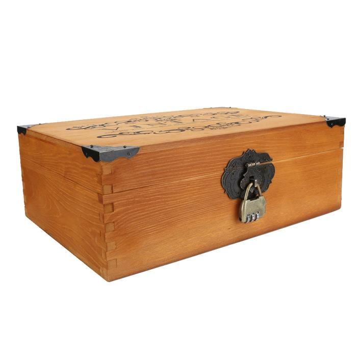 ANCIENNE BOITE EN Bois A Compartiments, Boite De Rangement, Boite A