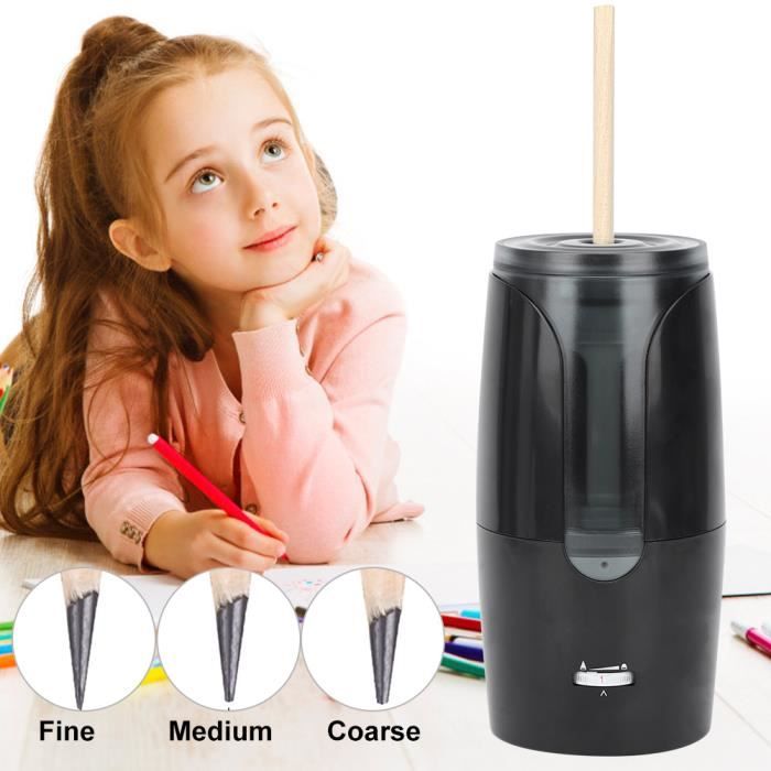 MINGZE Affûteur de crayon de 48 pièces, taille-crayon de trou simple tenu dans la main en plastique pour l'usage de bureau d'école, 4 couleurs (Circulaire