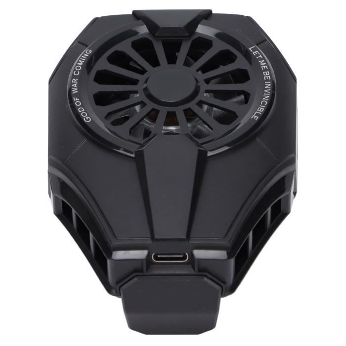 Refroidisseur Pour Téléphone Portable à Semi-conducteurs - Double Ventilateur, Affichage Température, Compatible Jeux Et Streaming