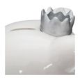 Atmosphera - Tirelire Cochon avec couronne en céramique Blanc-1