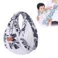 écharpe de porte-bébé en maille 3D Porte-bébé respirant d'été réglable en maille 3D, écharpe de portage pour bébé Blanc élégant-1