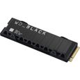 WD Black™- Disque SSD Interne RGB - SN850 - 500Go - M.2 NVMe Dissipateur de chaleur (WDS500G1XHE)-1