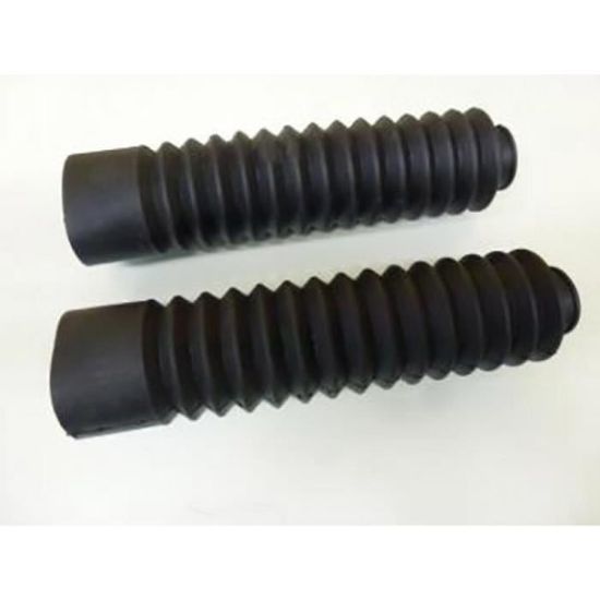 PAIRE SOUFFLETS DE FOURCHE NOIR D32 LONGUEUR 250mm-780881