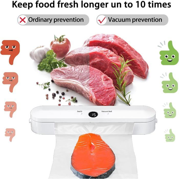 Machine Sous Vide Alimentaire 7 En 1, Appareil Sous Vide Avec Couteau De Coupe Sacs Sous Vide Inclus Soudeuse Sous Vide Pour Conserver Viande Poisson Collations Fruits Et Legumes Fiche Techniqu Machine Sous Vide Alimentaire 7 En 1, Appareil Sous Vide Avec Couteau De Coupe Sacs Sous Vide Inclus Soudeuse Sous Vide Pour Conserver Viande Poisson Collations Fruits Et Legumes Fiche Techniqu