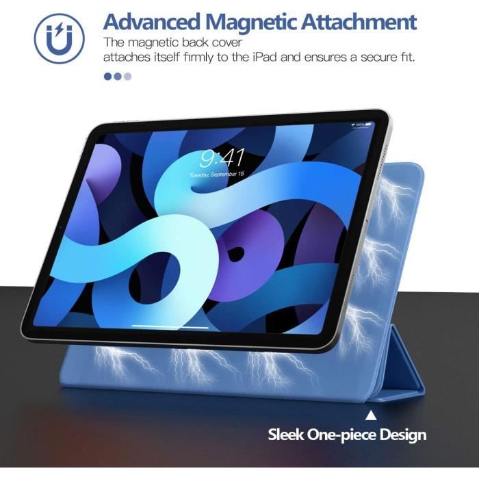 Étui Compatible avec Nouveau iPad 10.9, iPad Air 4ème Génération Coque  2020, Apple Pencil [Connector Magnétique Charge-Couple[654] - Cdiscount  Informatique