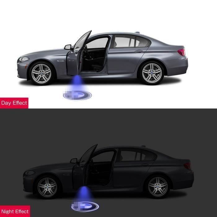 2x LED lumière porte de voiture BMW Logo porte lampe de bienvenue
