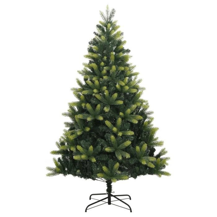 YOS7708726703382Sapin de Noël artificiel à charnières avec support